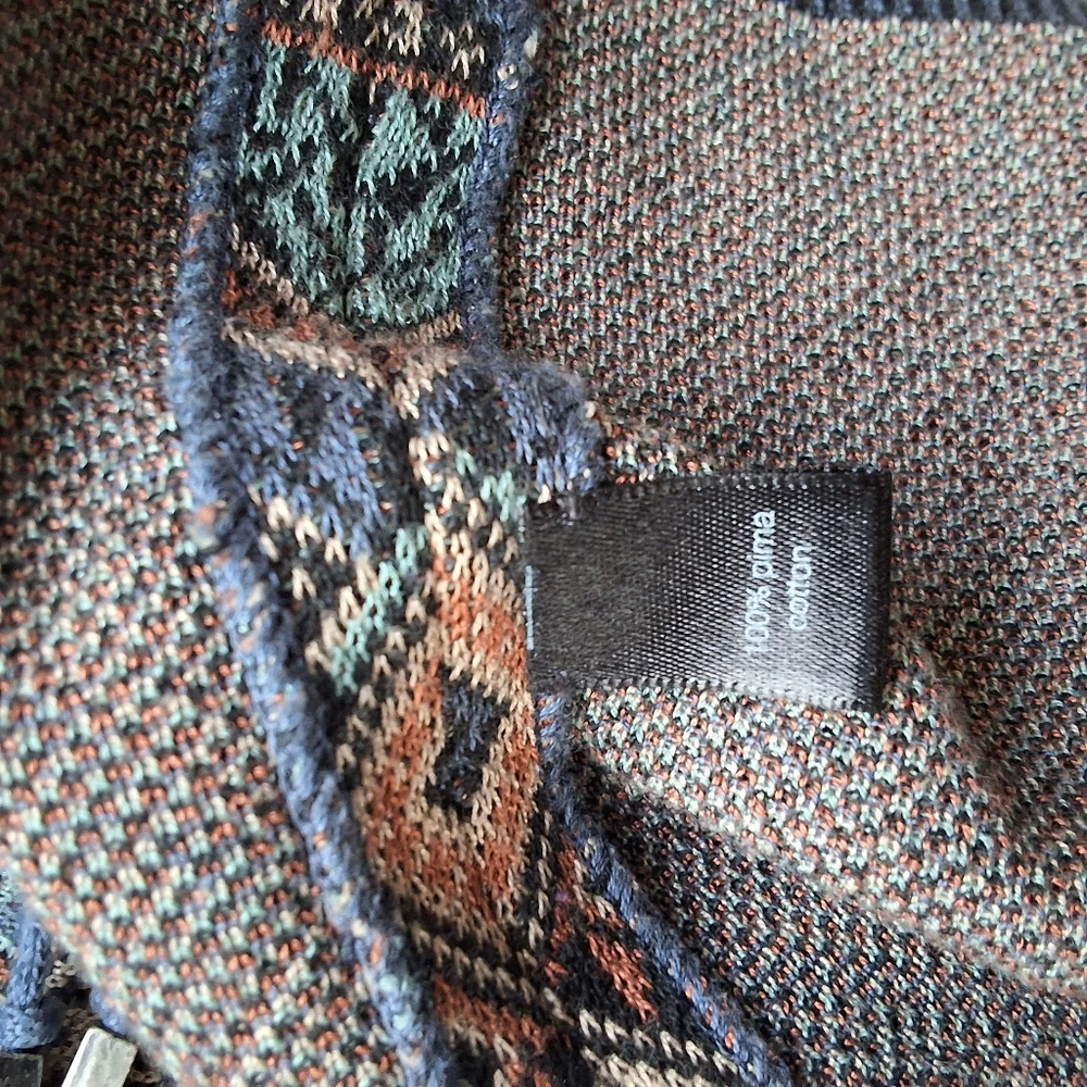 Peruvian Connection Moroccan Tile Jacquard Patterned Midi Dress wi - Picture 5 of 8